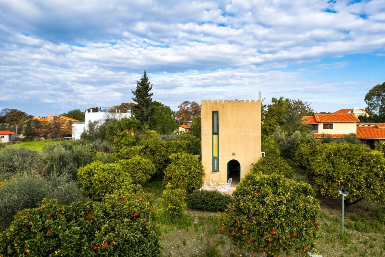 The Tower With The Orange Tree Garden Villa Ialysós Eksteriør bilde